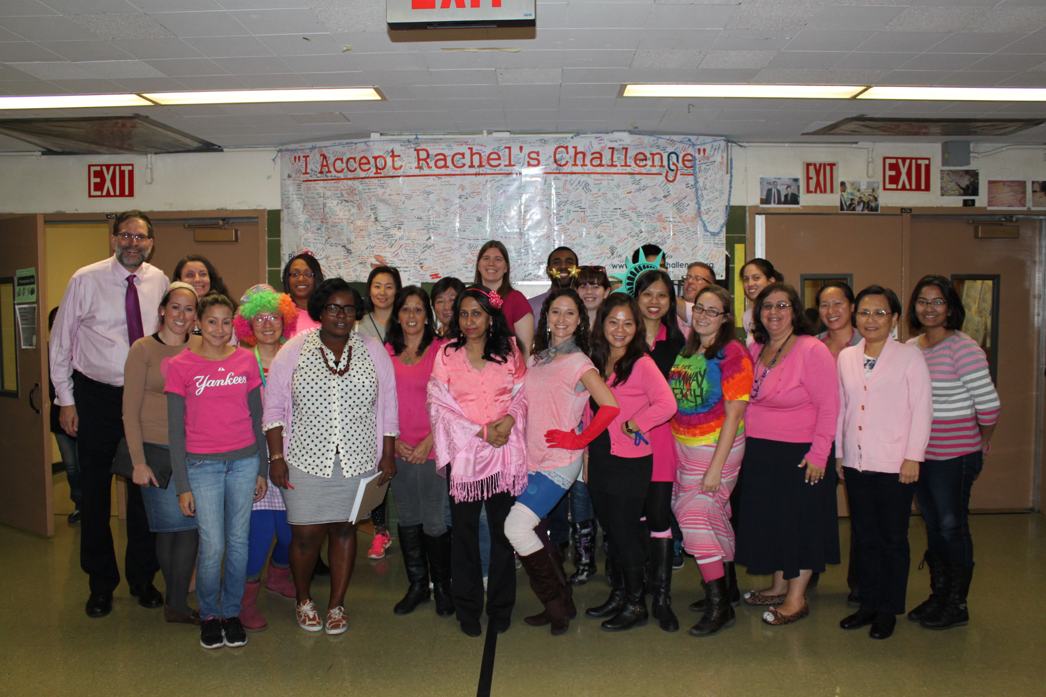 In recognition of Breast Cancer Awareness month, our East-West staff showed their support by wearing PINK.