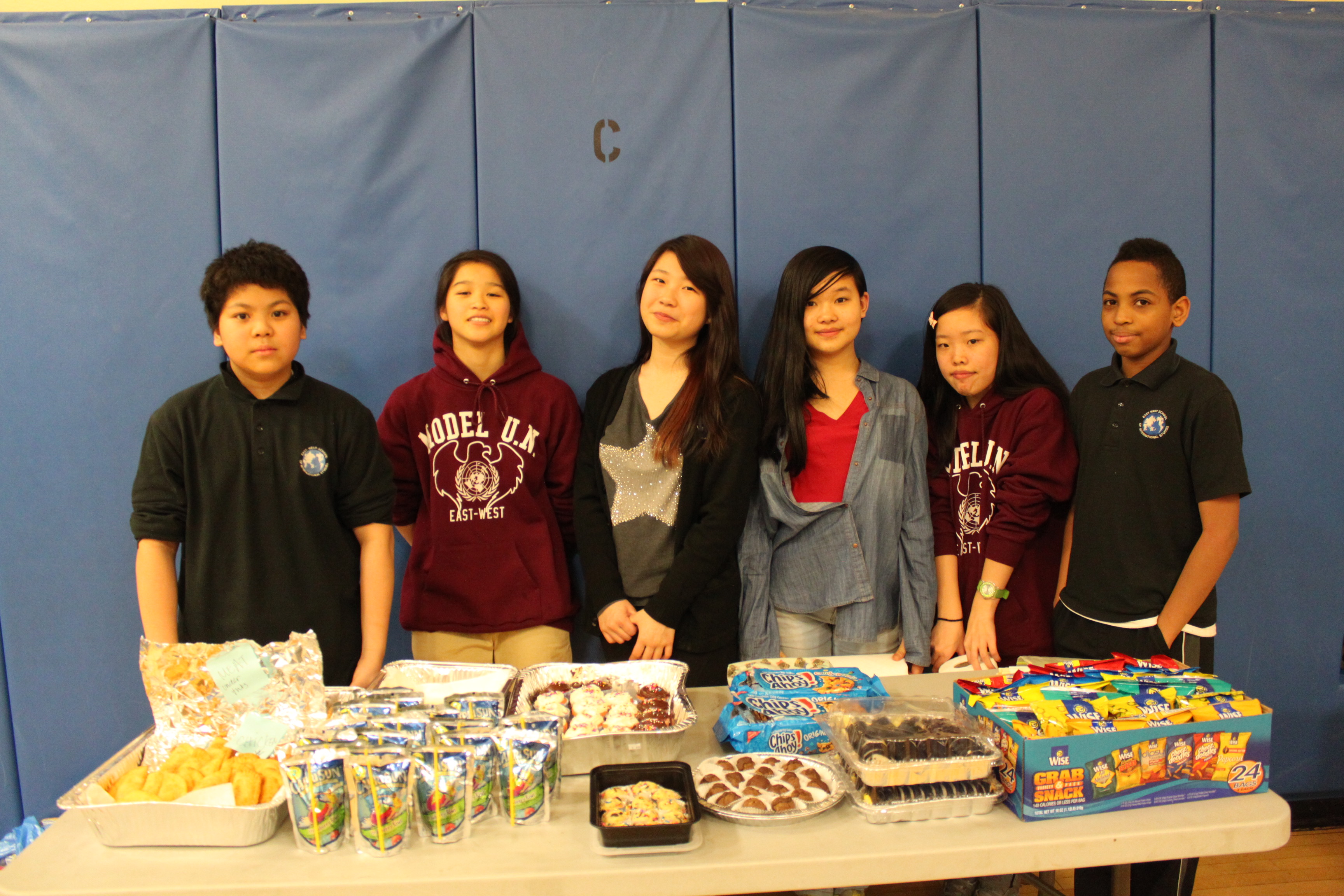 Raising funds for Model UN and Glee Club